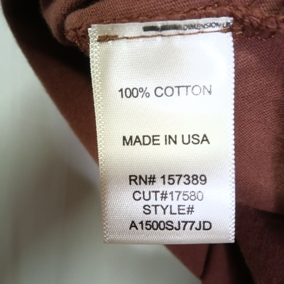 ALTAR'D State Howdy Embellished Top Shirt Brown Crop Boxy Made in USA Size M - Picture 5 of 6